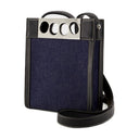 Mini bolso de bolso Alexander McQueen Denim/negro