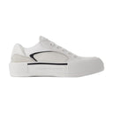 Zapatillas de gran tamaño Alexander Mc Queen Leather White/Black