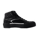 Deck Sneakers Alexander Mc Queen Leather Black/White