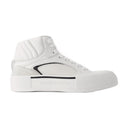 Sneakers di grandi dimensioni Alexander Mc Queen Leather White/Black