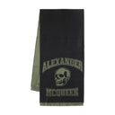 Varsity Skull Logo Scarf Alexander McQueen Wool Black