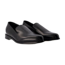 Metal Heel Loafers Alexander Mc Queen Leather Black/Silver