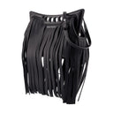 The Mini Peak Crossbody Alexander Mc Queen Leather Black