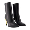Seal Ankle Boots Alexander Mc Queen Calfskin Black