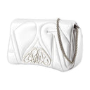 The Mini Seal Crossbody Alexander Mc Queen Metal Silver