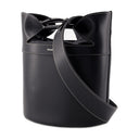 Il secchio Crossbody Crossbody Alexander Mc Queen Leather Black