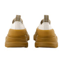 Tread Sneakers Alexander Mc Queen Leather Beige