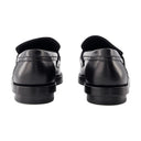 Seal Loafers Alexander Mc Queen Leather Black/Argenté