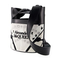 The Bucket Bow Crossbody Alexander Mc Queen Leather White