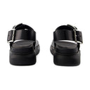 Seal Sandals Alexander Mc Queen Calfskin Black