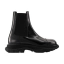 Treadslick Ankle Boots Alexander Mc Queen Calfskin Black