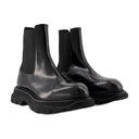 Treadslick Ankle Boots Alexander Mc Queen Calfskin Black