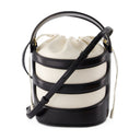 Sac de la monture Alexander MC Queen Leather Black / Ivory