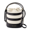 Sac de la monture Alexander MC Queen Leather Black / Ivory