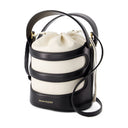 Sac de la monture Alexander MC Queen Leather Black / Ivory