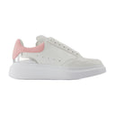 Overdimensionerede sneakers Alexander Mc Queen Leather White/Pink