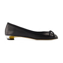 Ballerinas de armadillo Alexander Mc Queen Leather Black