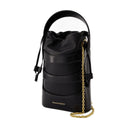 The Rise Mini Crossbody Alexander Mc Queen Leather Black
