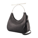 Purs à barres croisée Alexander MC Queen Leather Black / Silver