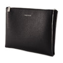 Cross Bar Clutch Alexander Mc Queen læder sort/sølv