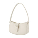 Mini Bolso de hombro T Bar Alexander Mc Queen Leather Marfil