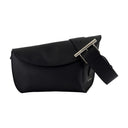 T Bar Sling Large Shoulder Bag Alexander Mc Queen Leather Black