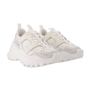 Nya lyckliga 9 sneakers i vitt läder