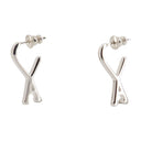 ADC -oorbellen Ami Paris Metal Silver