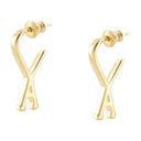 Boucles d'oreilles ADC Ami Paris Metal Gold