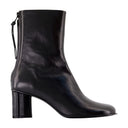SV512 Bottins de la cheville Ami Paris Leather noir