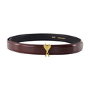 Cintura ADC 25 ami paris in pelle bordeaux