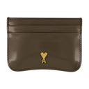 Paris Paris Cardholder Ami Paris Leather Khaki