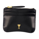 Paris Zip Cardholder Ami Paris Leather Black
