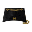 Crush Chain S Shoulder Bag Balenciaga læder sort