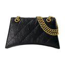 Crush -Kette S Crossbody Balenciaga Leder schwarz