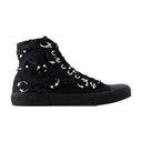 Paris High Top Sneakers Balenciaga Canvas Black