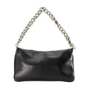 BB Sac à rabat à rabat Balenciaga en cuir noir
