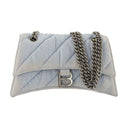 Hobo Crush S Bag Balenciaga Denim Blue