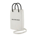 Phone Holder Balenciaga Leather White
