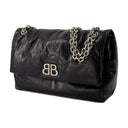 Monaco Hobo Bag M Balenciaga læder sort