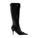 Cagole H90 Boots Balenciaga Leather Black