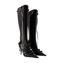 Cagole H90 Boots Balenciaga Leather Black