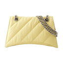 Crush Chain S Crossbody Balenciaga Leather Yellow