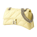 Crush Chain S Crossbody Balenciaga Leather Yellow