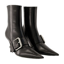 Knife Belt M80 Ankle Boots Balenciaga Leather Black/Silver