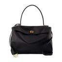 Borsa a tracolla rodeo Balenciaga in pelle nera