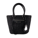 Panier Le Cagole M Sacca a tracolla Balenciaga nylon nero