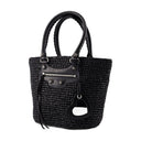 Panier Le Cagole M Sacca a tracolla Balenciaga nylon nero