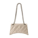 Crush Chain S Crossbody Balenciaga Leather Beige