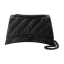 Crush Chain M Schoudertas balenciaga leer zwart